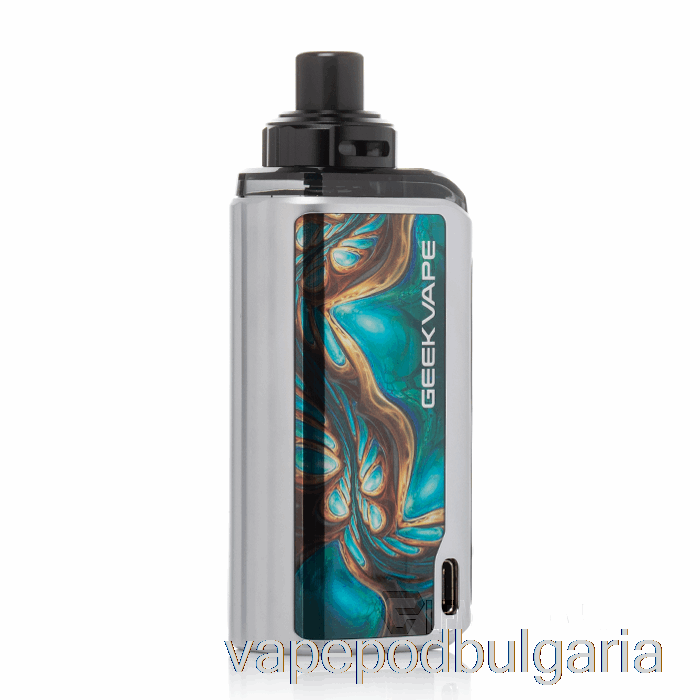 Vape 10000 Дръпки Geek Vape Obelisk 65w Pod Mod Kit [65] Peacock